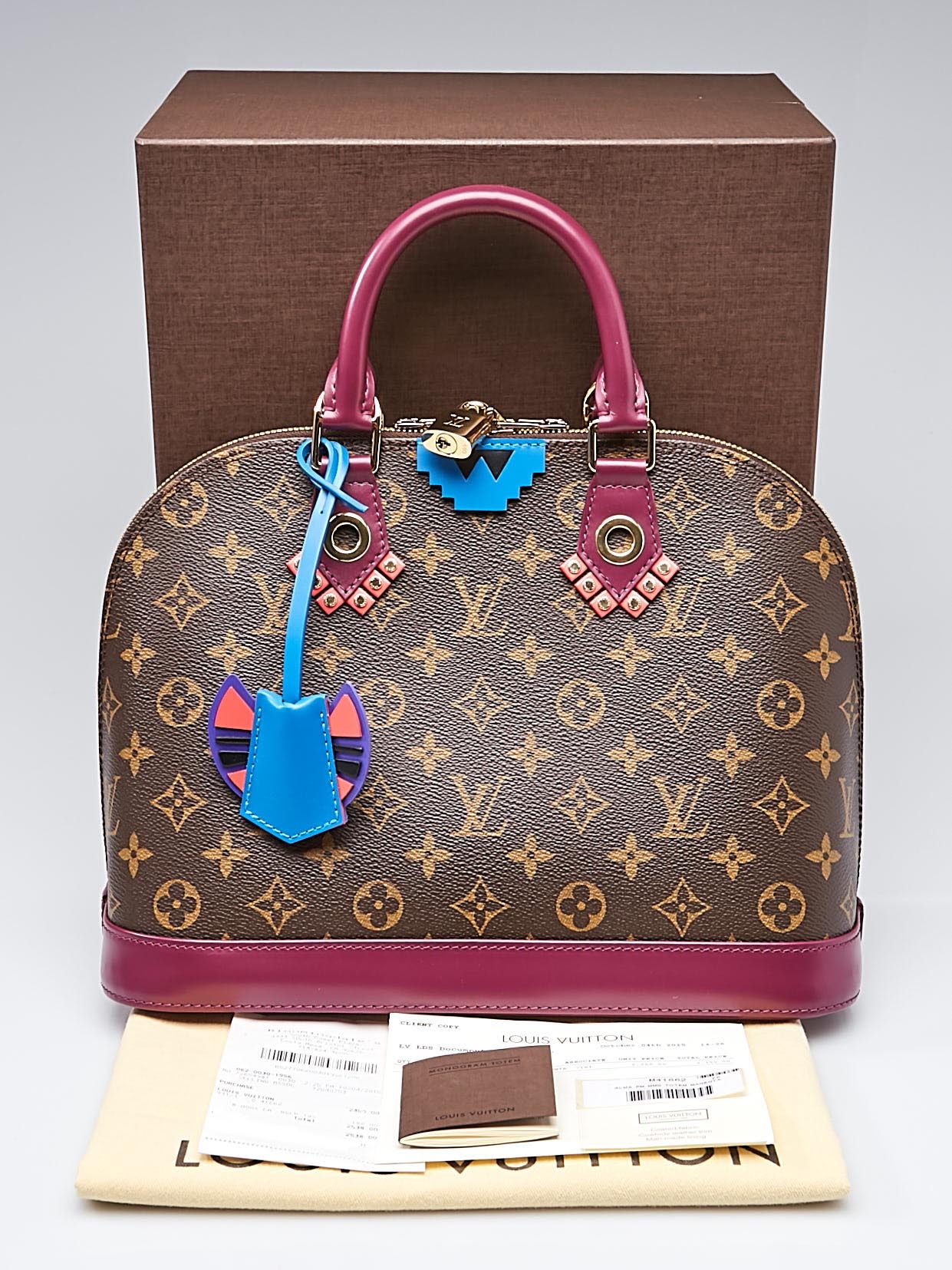 Louis Vuitton Alma Bb Totem Monogram Satchel Bag