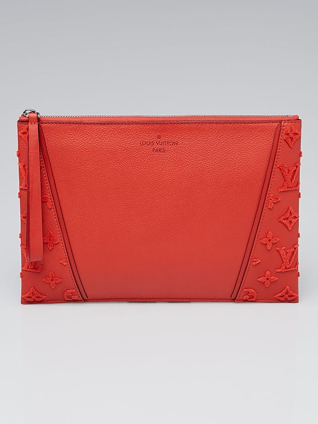 Louis Vuitton Paprika Monogram Veau Cachemire Leather W Pochette Bag