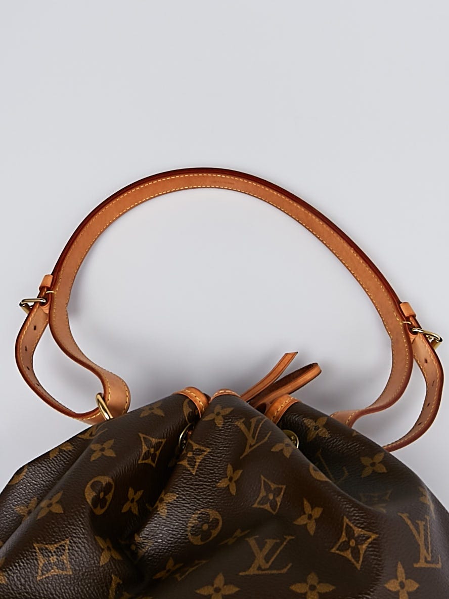 Auth Louis Vuitton Monogram Petit Noe Shoulder Bag Brown M42226 Used