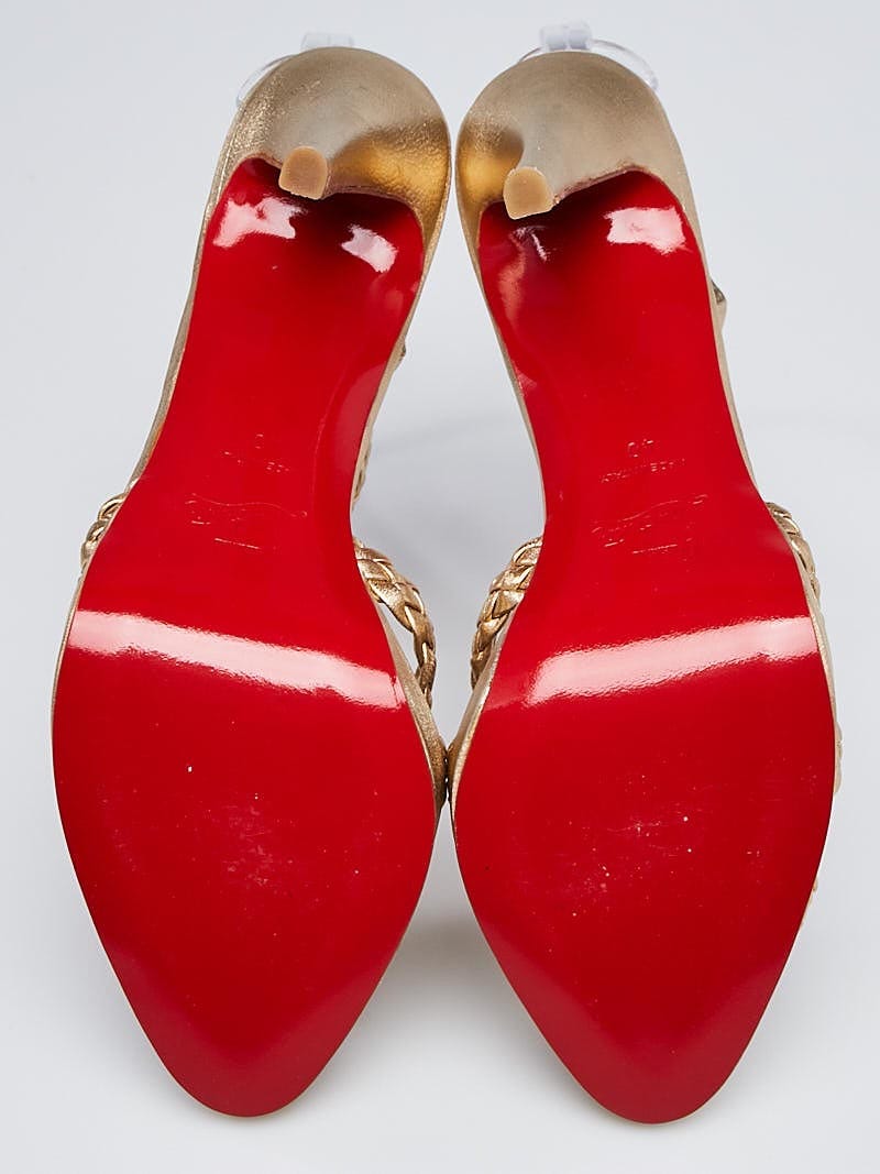 唯一無二の存在感★【Louboutin】Almeja エスパドリーユ Calakala - 70 mm エスパドリーユ - スエード - ブラック