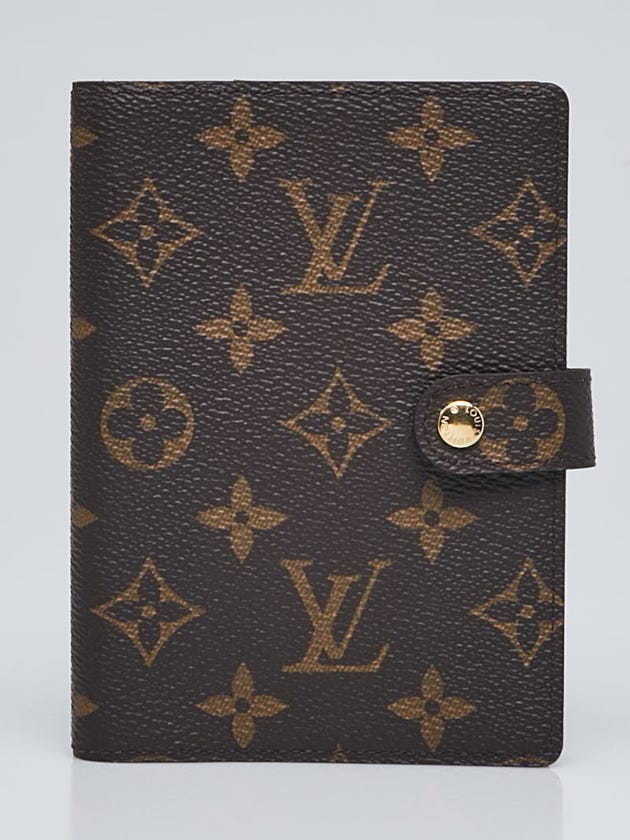 Louis Vuitton Monogram Canvas Small Ring Agenda Cover