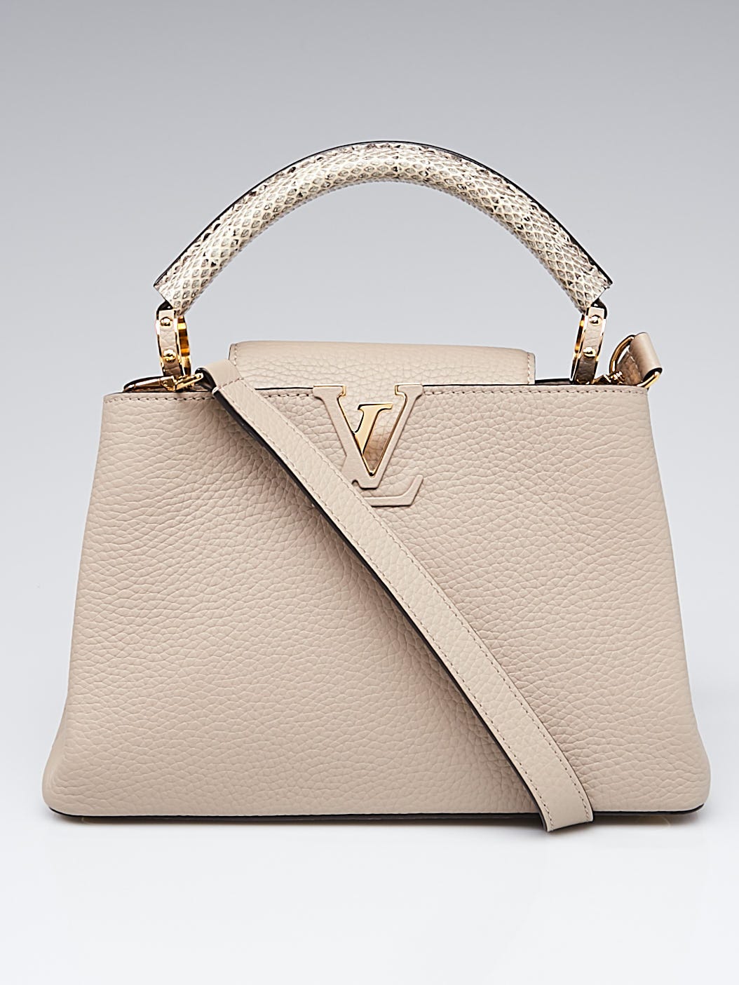 Louis Vuitton Galet Taurillon Leather and Ayers Capucines BB Bag - Yoogi's  Closet