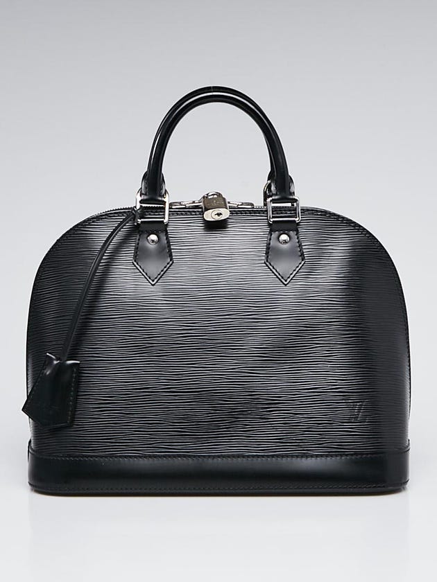 Louis Vuitton Black Epi Leather Alma PM Bag