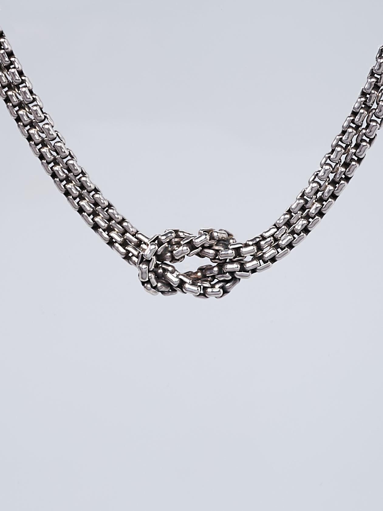 David yurman deals knot necklace