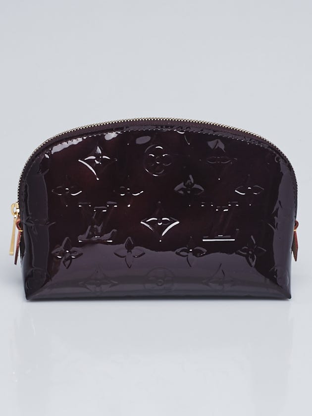 Louis Vuitton Amarante Monogram Vernis Cosmetic Pouch PM