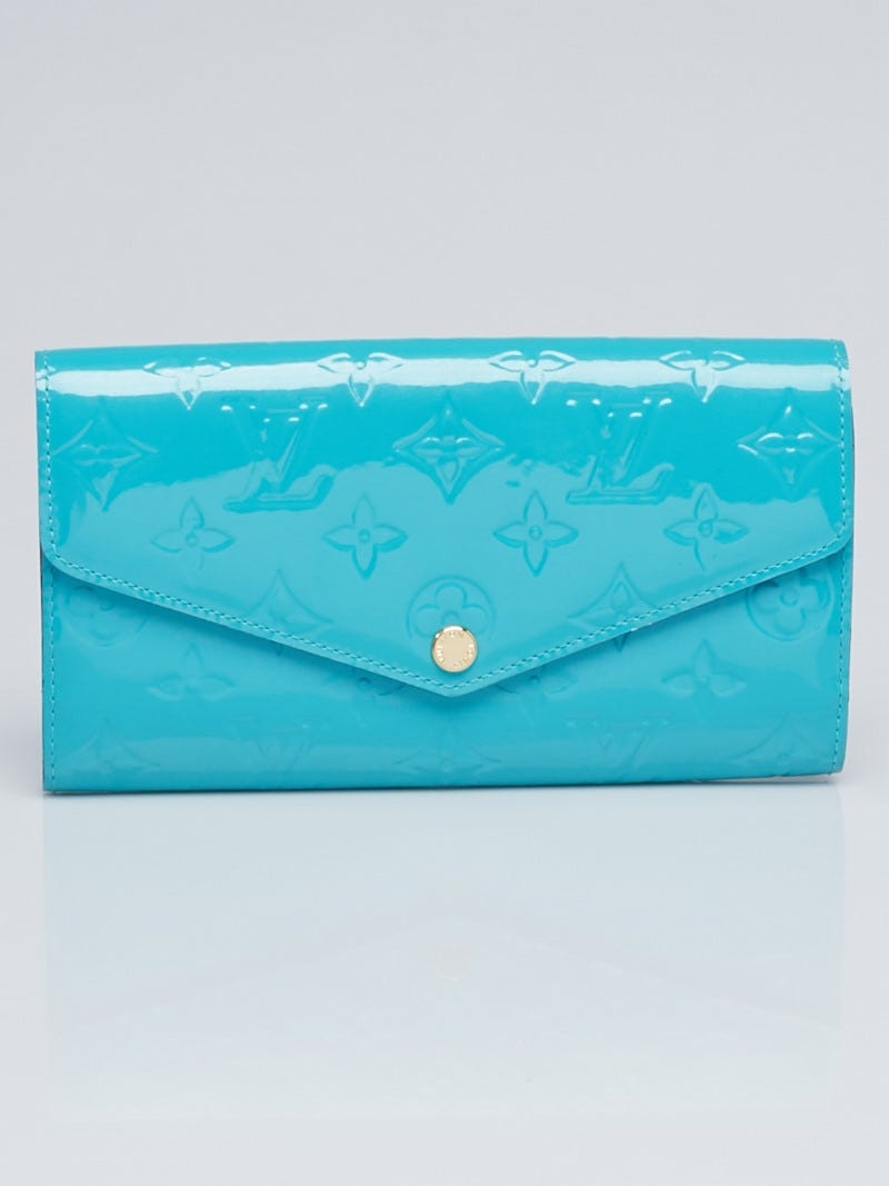 Louis Vuitton Vernis Sarah Turquoise Wallet, Tiffany