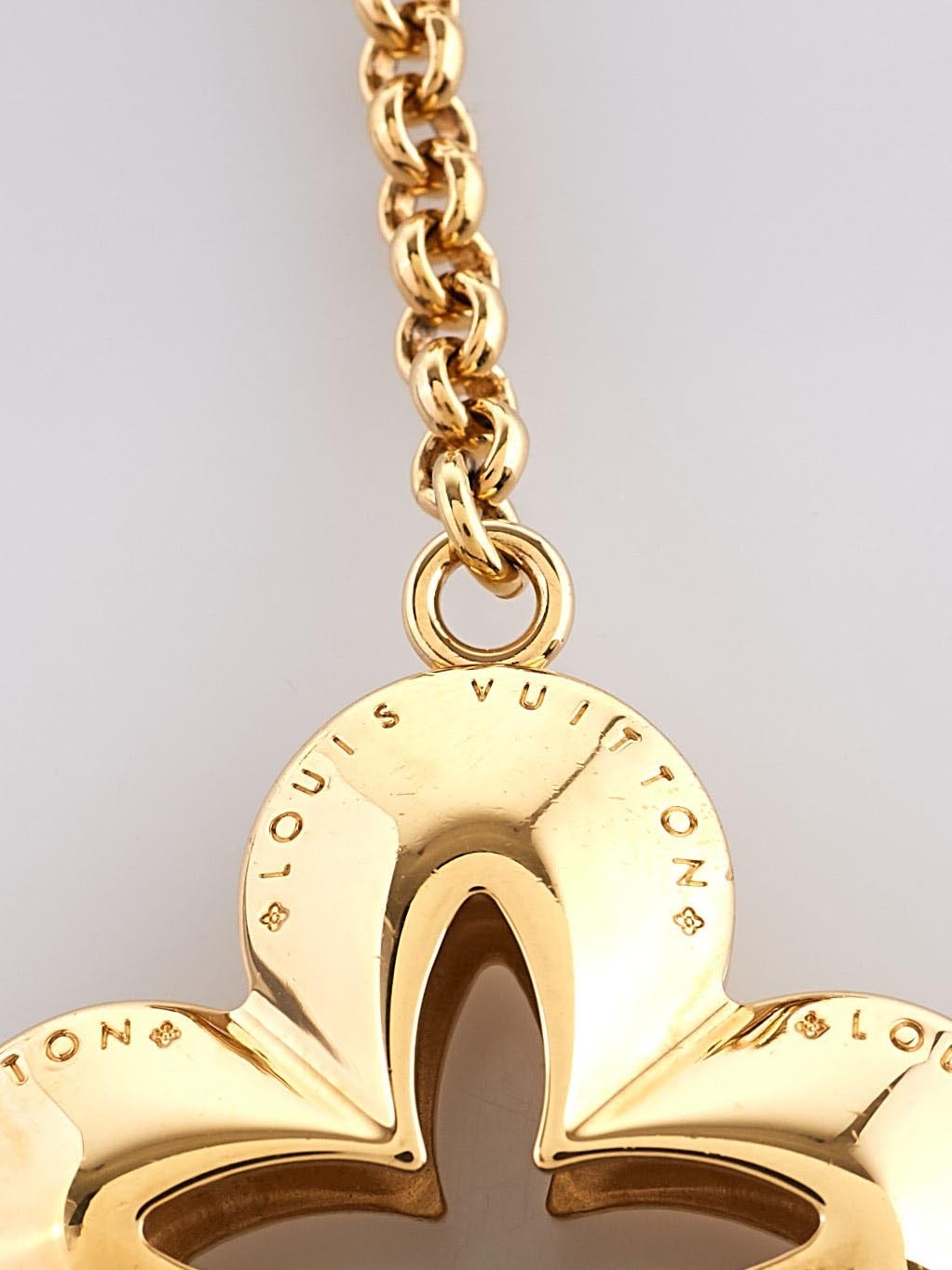 Louis Vuitton Goldtone Porte Cle Glitter Key Holder and Bag Charm - Yoogi's  Closet