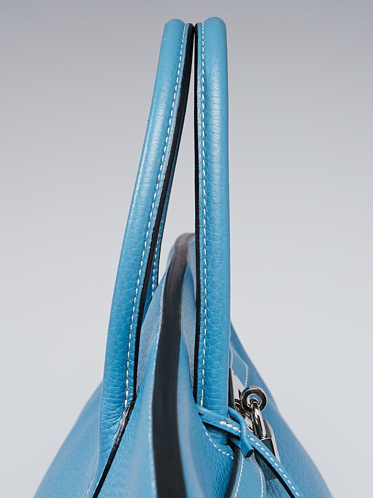Hermès Birkin 40 Blue Leather ref.737519 - Joli Closet