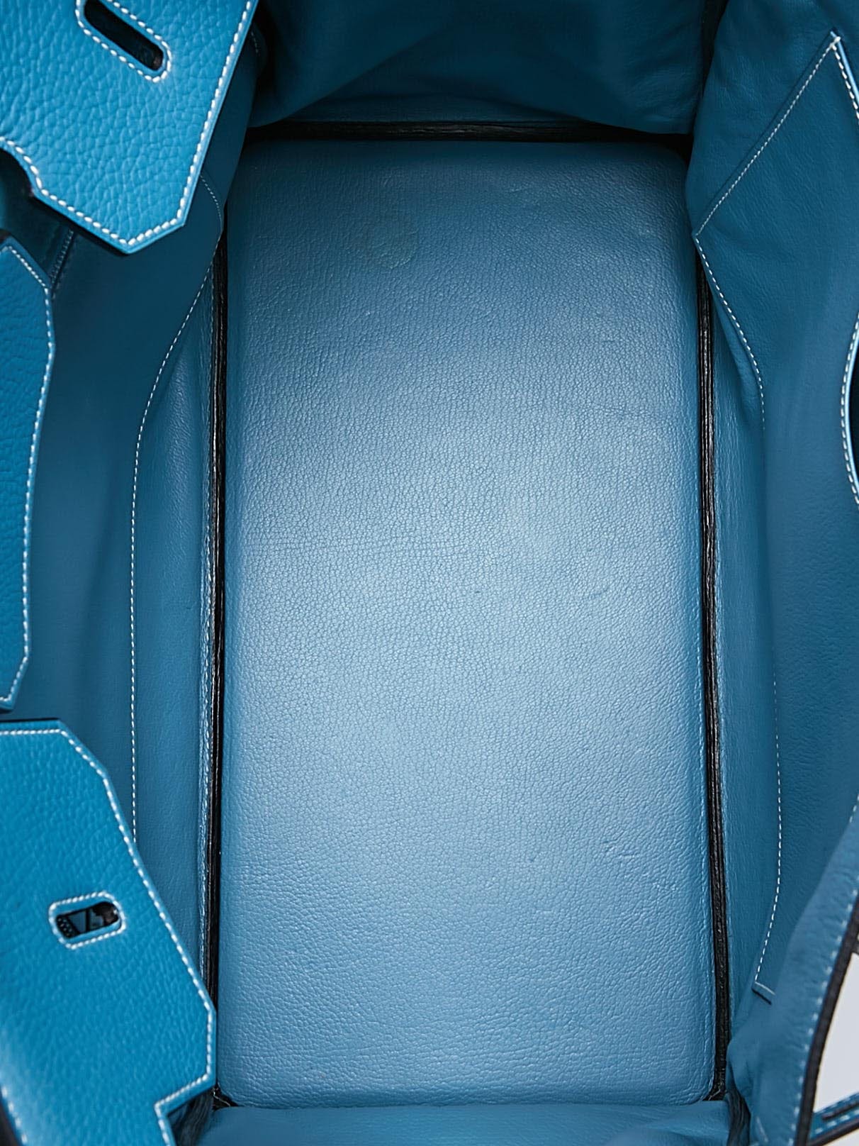 Hermès Birkin 40 Blue Leather ref.737519 - Joli Closet