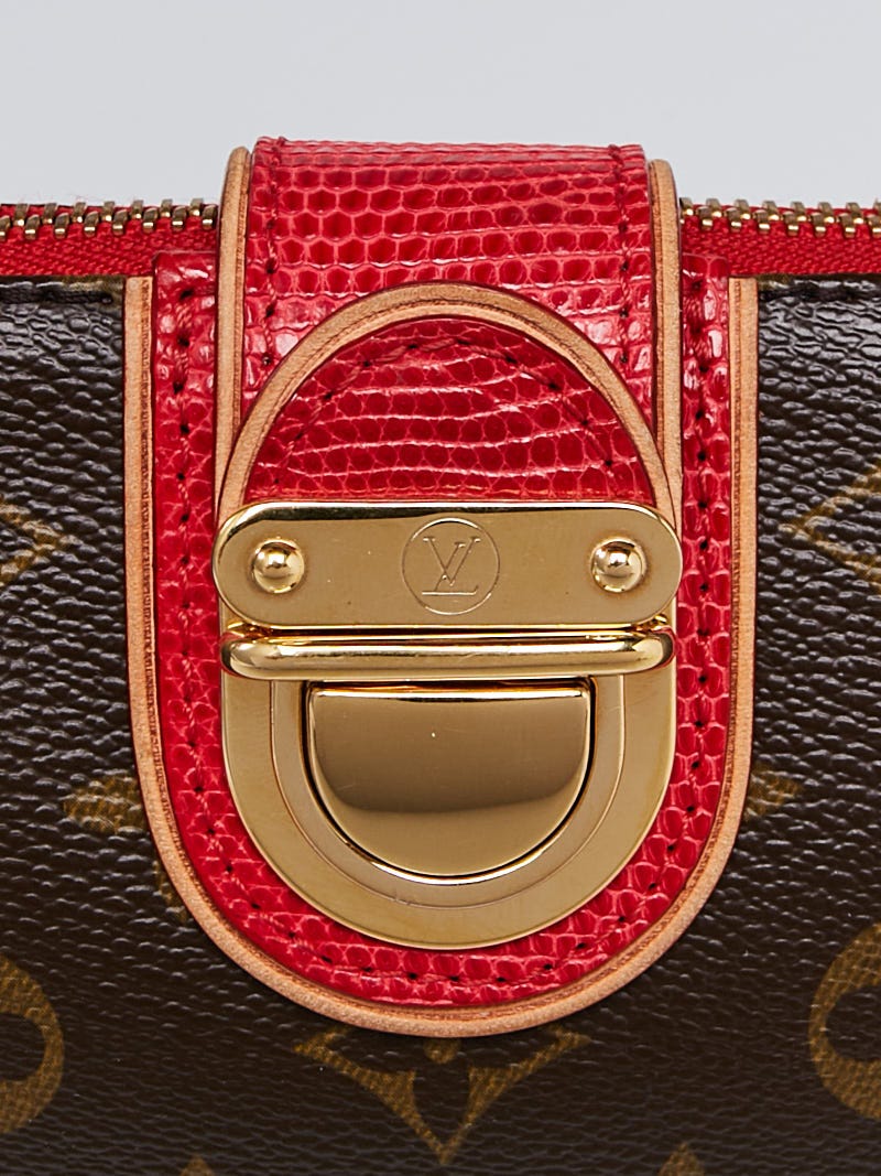 Sold at Auction: Louis Vuitton, LOUIS VUITTON LOCK ME II RED LEATHER WALLET