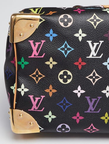 Louis Vuitton Black Monogram Multicolor Speedy 30 Bag – Bagaholic