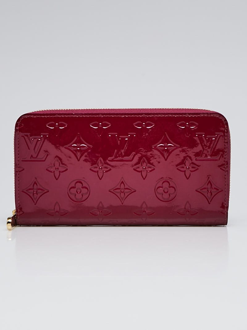 Louis Vuitton Magenta Monogram Vernis Zippy Wallet