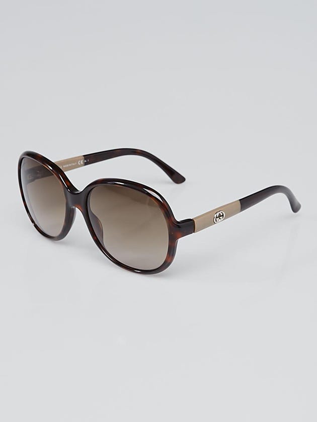 Gucci Tortoise Shell Frame Round Sunglasses GG-3614
