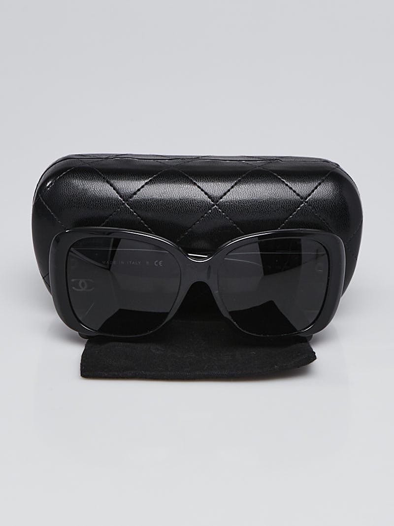 Chanel Black Square Frame CC Sunglasses-5234-Q | Yoogi's Closet