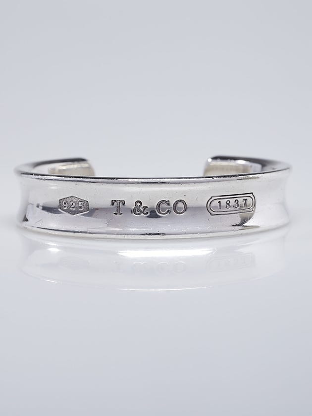 Tiffany & Co. Sterling Silver 1837 Cuff Bracelet