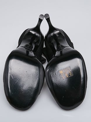 Louis Vuitton Black Monogram Multicolore Wedge Sandals Size 9/39.5 -  Yoogi's Closet