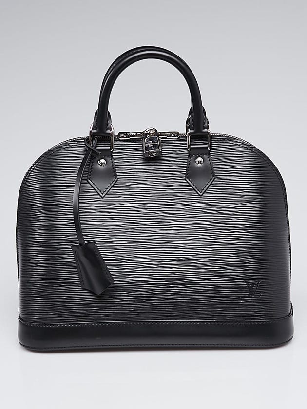 Louis Vuitton Black Epi Leather Alma PM Bag