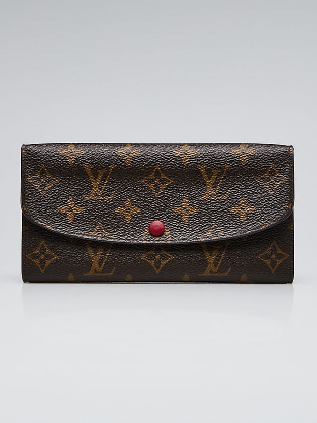 Louis Vuitton Monogram Canvas Fuchsia Emilie Wallet