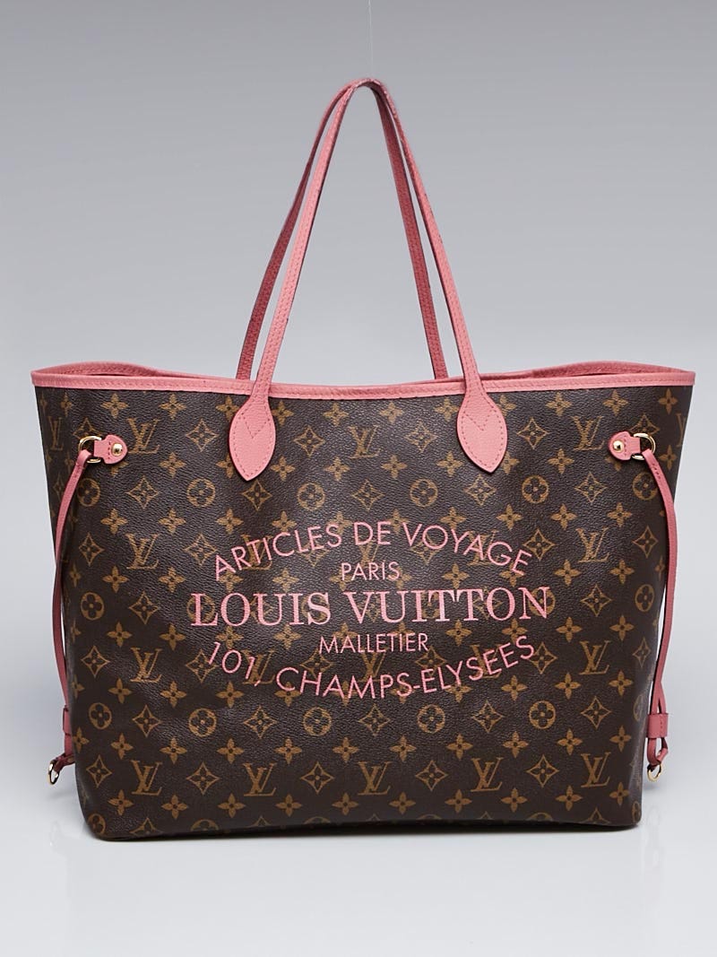 Limited Edition LV Rose IKAT Neverfull MM