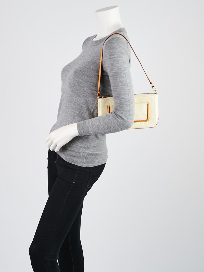 Louis Vuitton Peppermint Monogram Vernis Mallory Square Bag - Yoogi's Closet