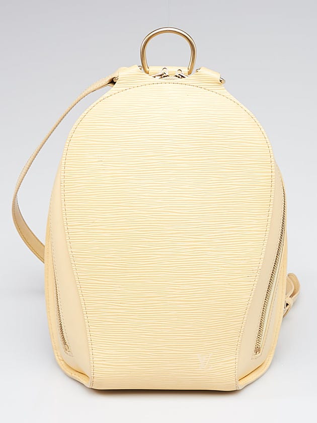 Louis Vuitton Vanilla Epi Leather Mabillon Backpack Bag