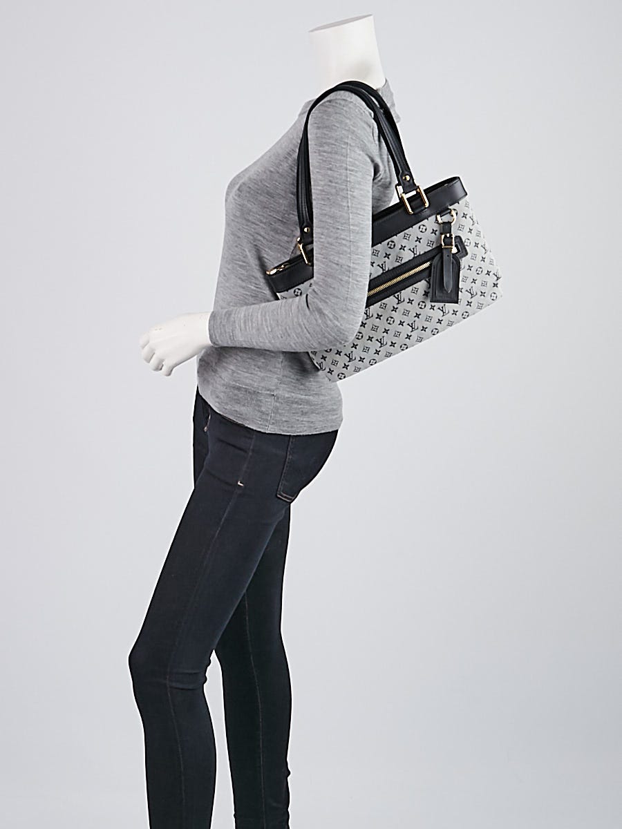 Blue Louis Vuitton Monogram Mini Lin Lucille PM Shoulder Bag