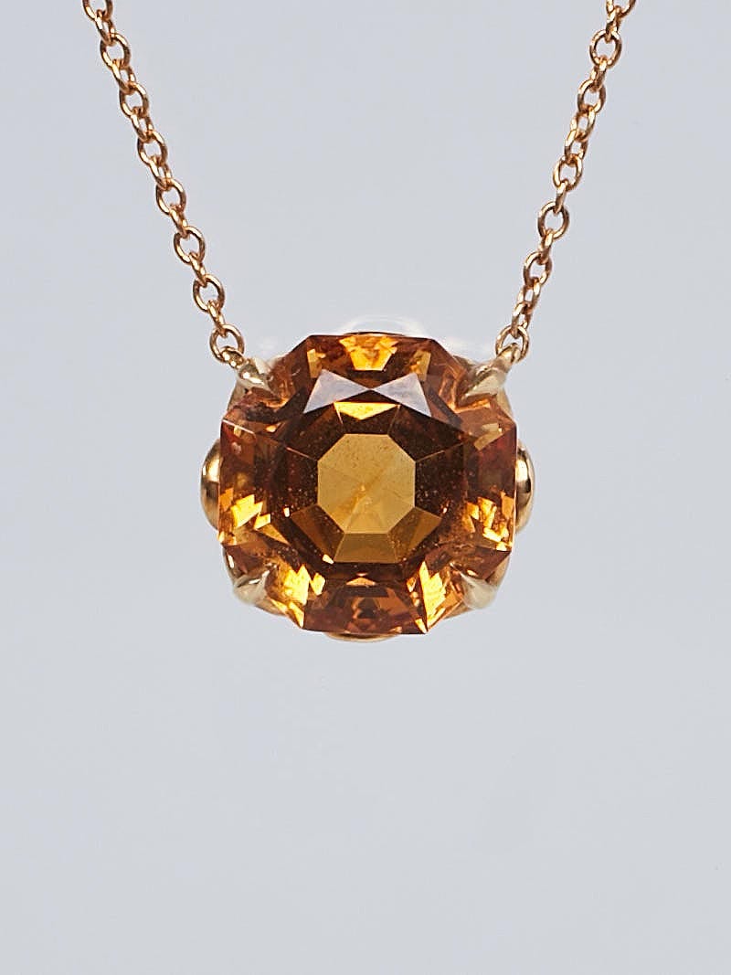 Citrine hot sale necklace tiffany