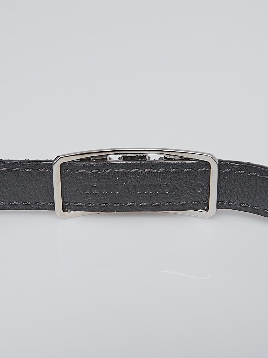Louis Vuitton - Digit Bracelet - Damier Canvas - Graphite - Size: 19 - Luxury