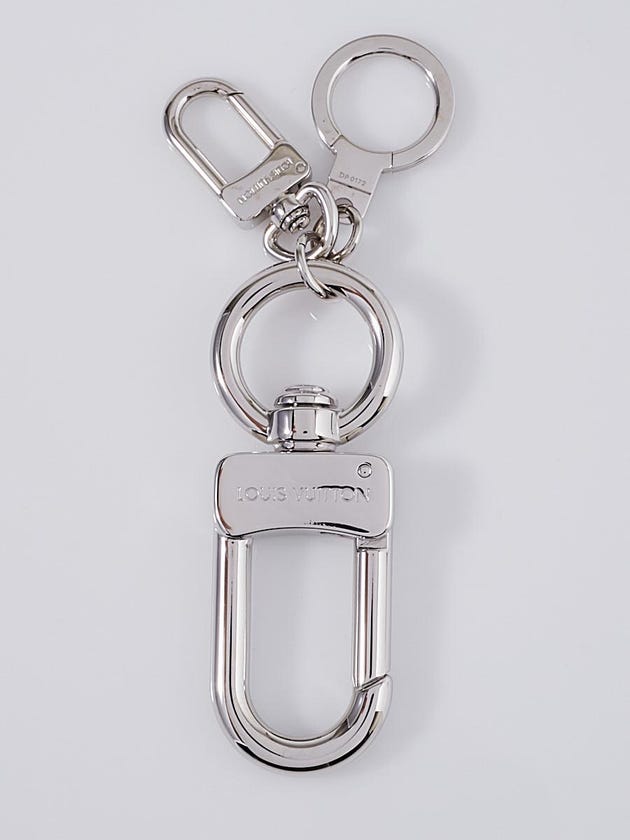 Louis Vuitton Silvertone Metal Oversized Bolt Key Hold and Bag Charm