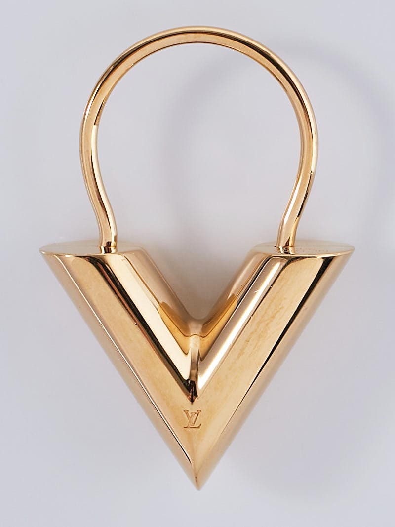 Louis Vuitton 18k Gold Monogram Handbag Charm - Yoogi's Closet