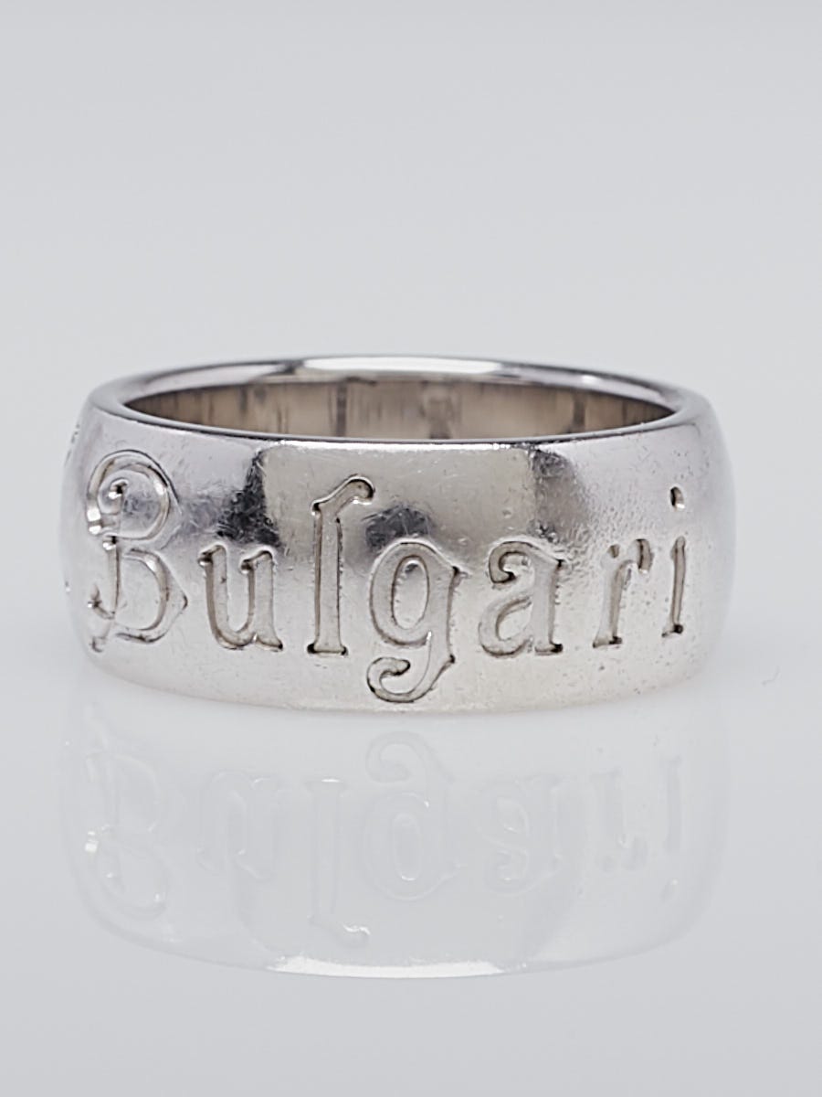 Bulgari Sterling Save the Children Ring-Größe 6.0 