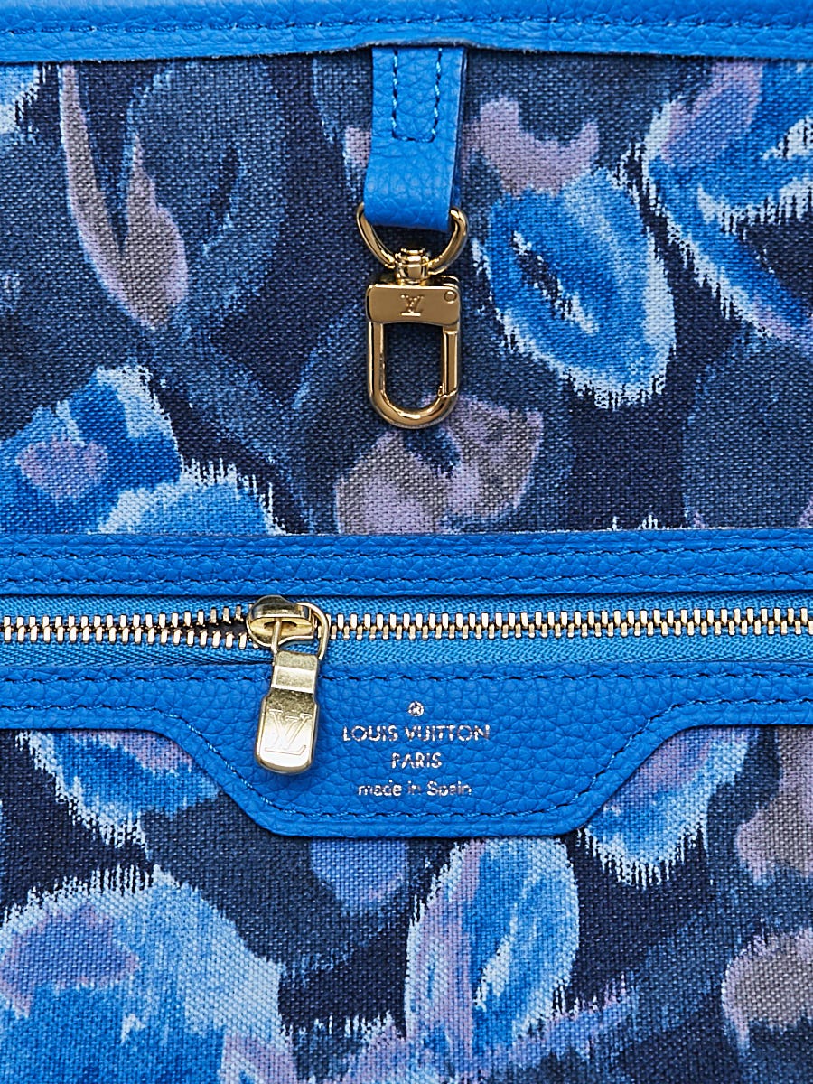 Louis Vuitton Limited Edition Grand Bleu Monogram Ikat Neverfull MM Bag -  Yoogi's Closet