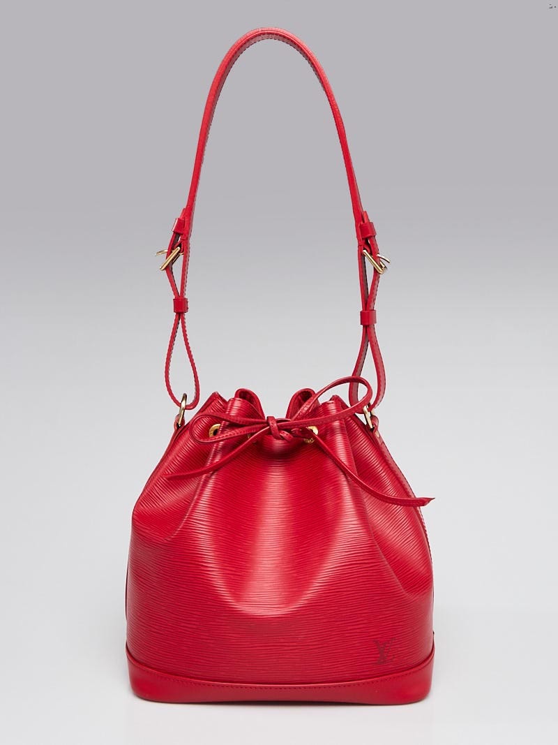 Louis Vuitton Red Epi Leather Petit Noe Bag | Yoogi's Closet