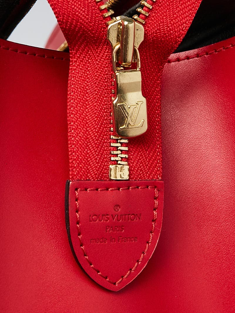 Louis Vuitton Epi Riviera Bag M48187 Red Leather Pony-style