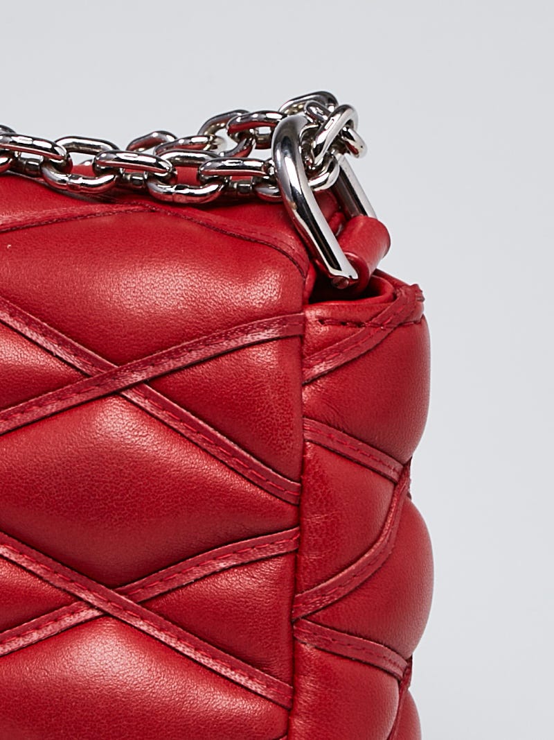 Buy Louis Vuitton Handbag Authentic Go-14 Mini Chain Shoulder Bag Red  Lambskin A916