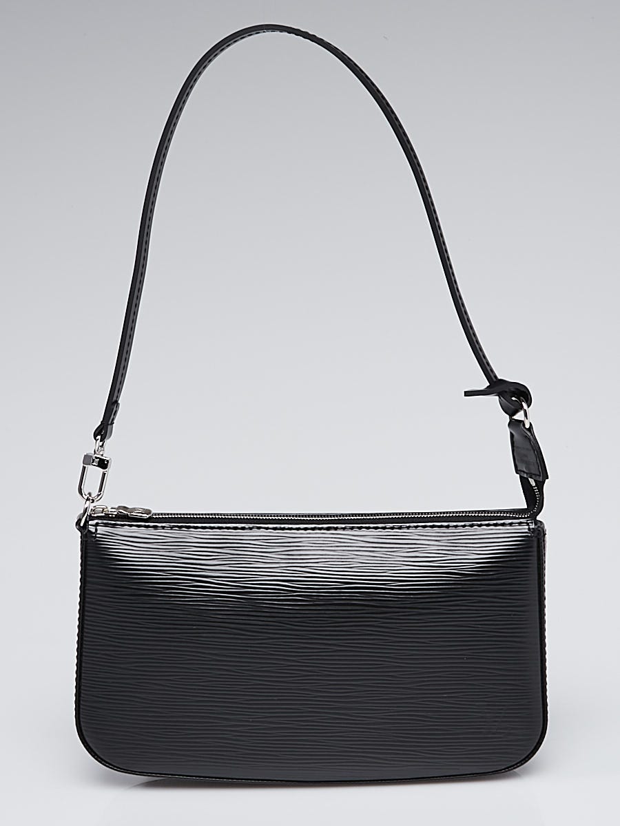 Louis Vuitton, Bags, Louis Vuitton Epi Leather Pochette In Black Wdust  Bag Amazing Condition