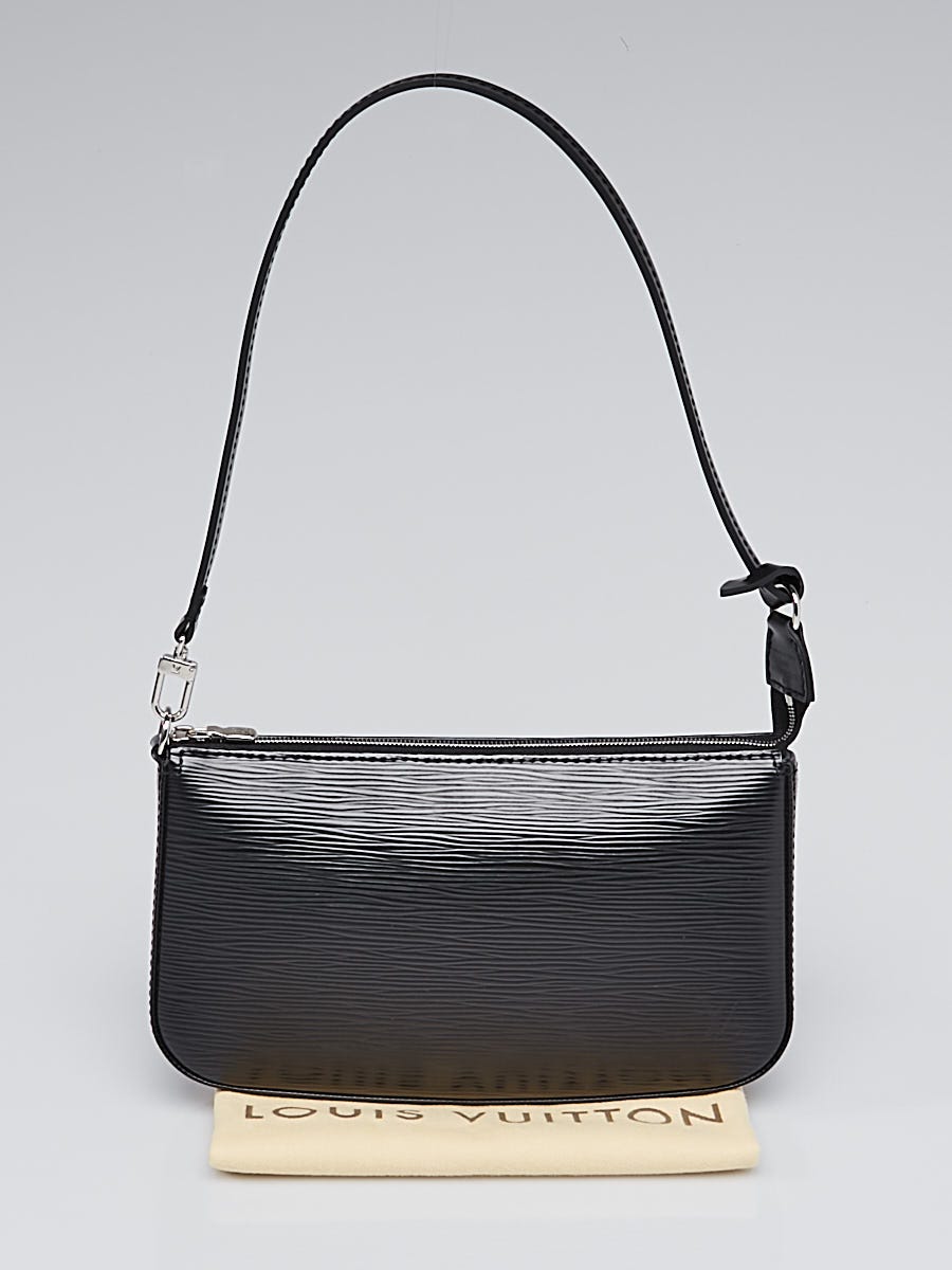 Louis Vuitton Black Epi Leather Accessories Pochette NM Bag - Yoogi's Closet