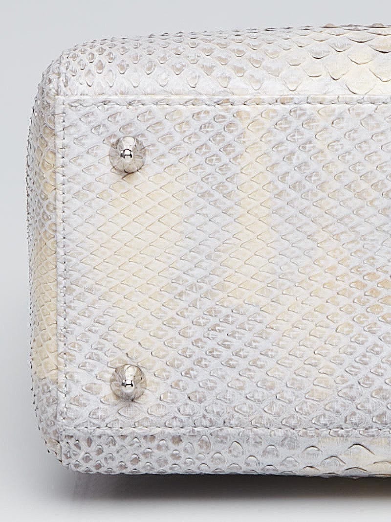 Christian Dior Pink Python Medium Lady Dior Bag - Yoogi's Closet