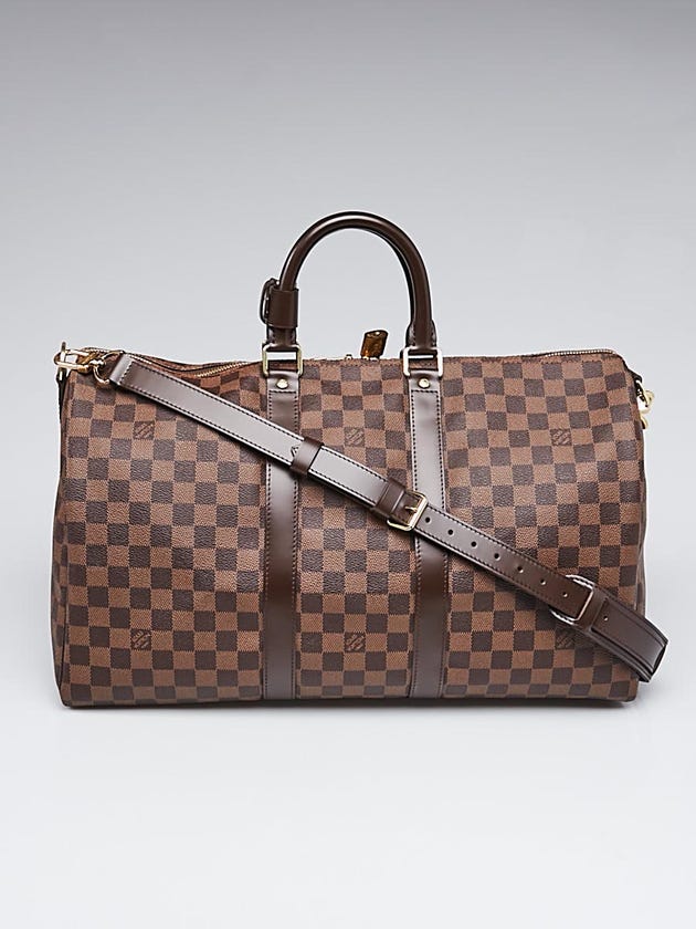 Louis Vuitton Damier Canvas Keepall 45 Bandouliere Bag
