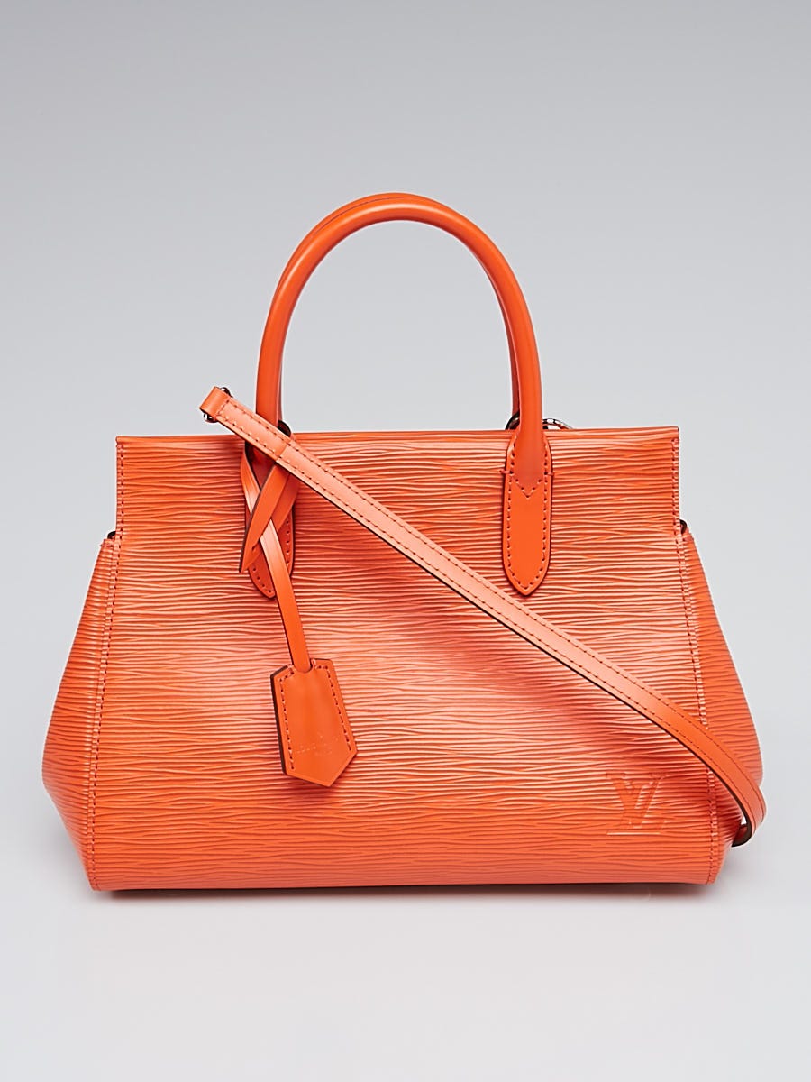 Marly bag in orange epi leather