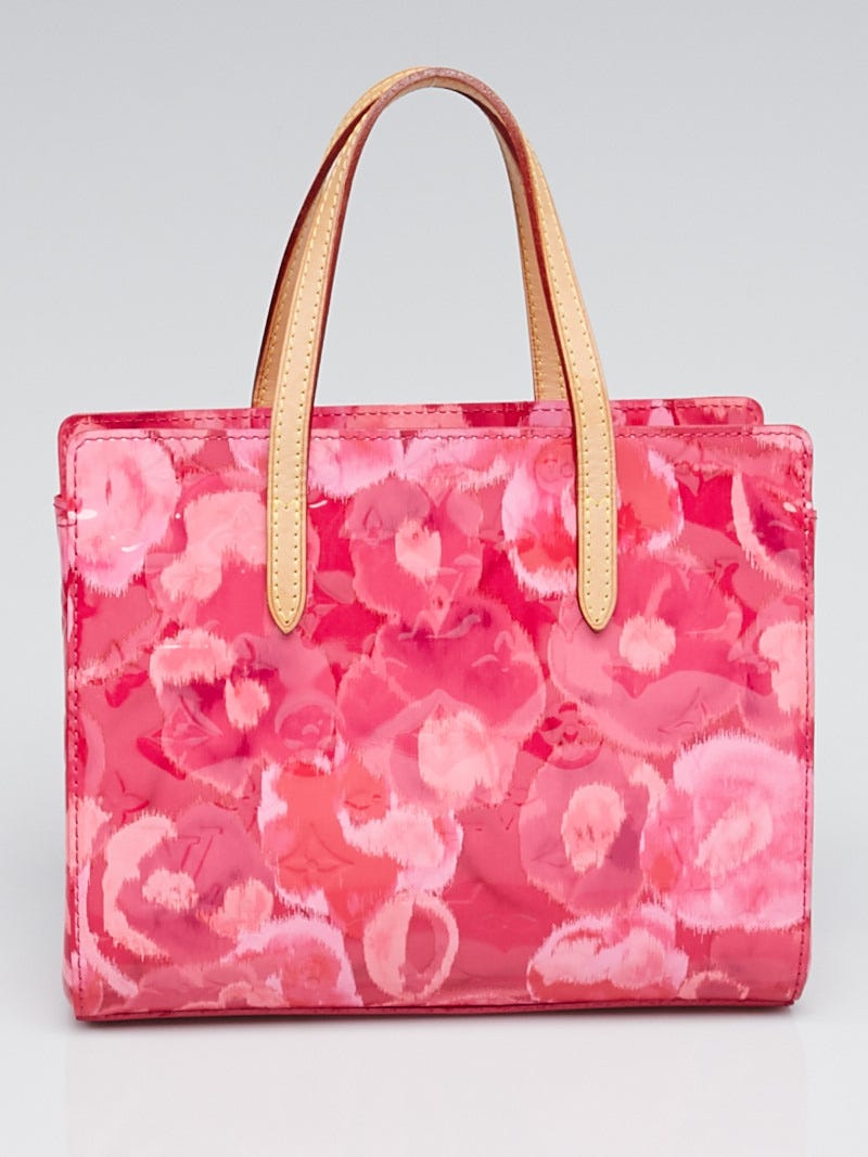 Louis Vuitton Pattern Print, Pink Monogram Vernis Ikat Catalina Bb