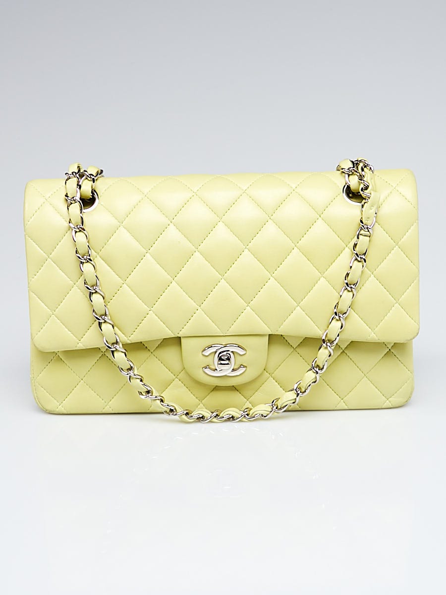 yellow chanel purse