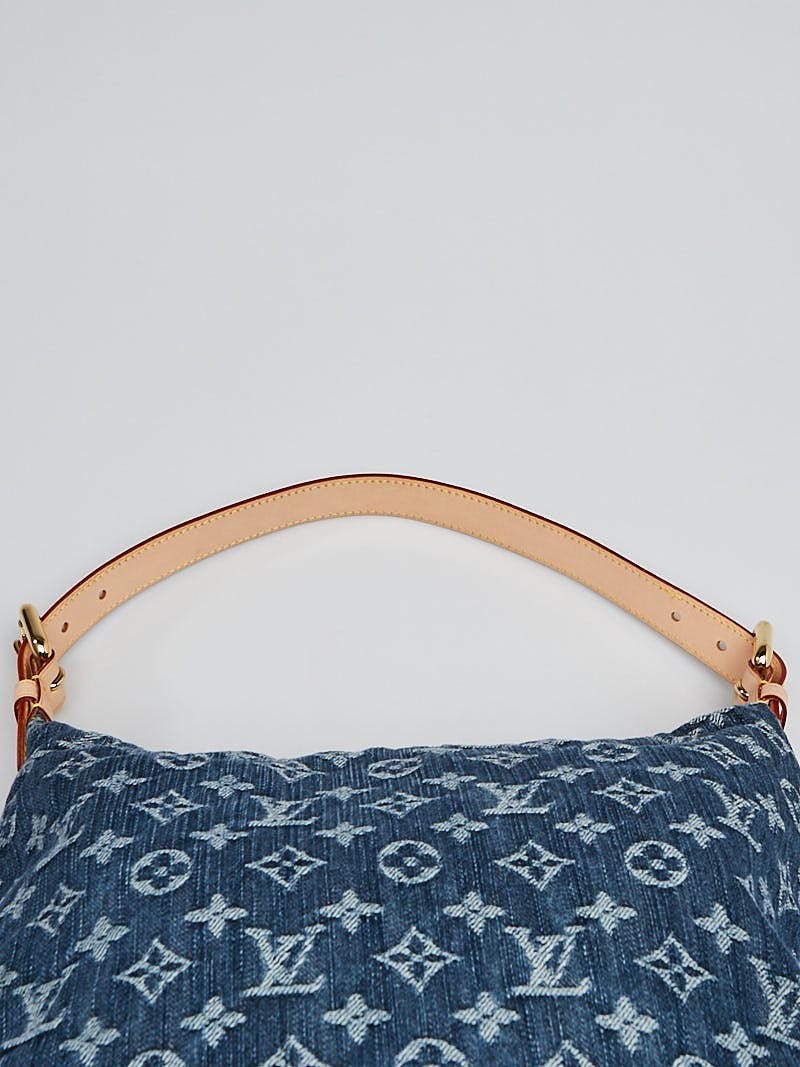 Louis Vuitton Vintage - Monogram Denim Baggy GM Bag - Blue - Denim