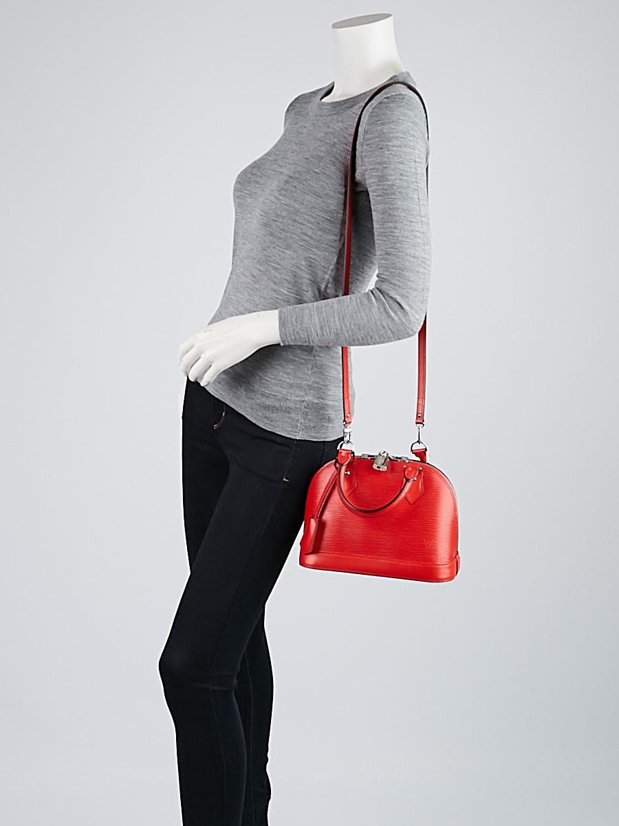 Louis Vuitton Coquelicot Epi Alma BB Bag - Yoogi's Closet