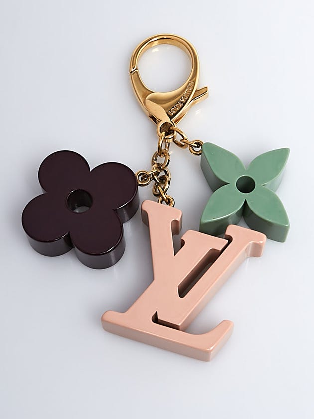 Louis Vuitton Rose Resin Playtime Key Holder and Bag Charm