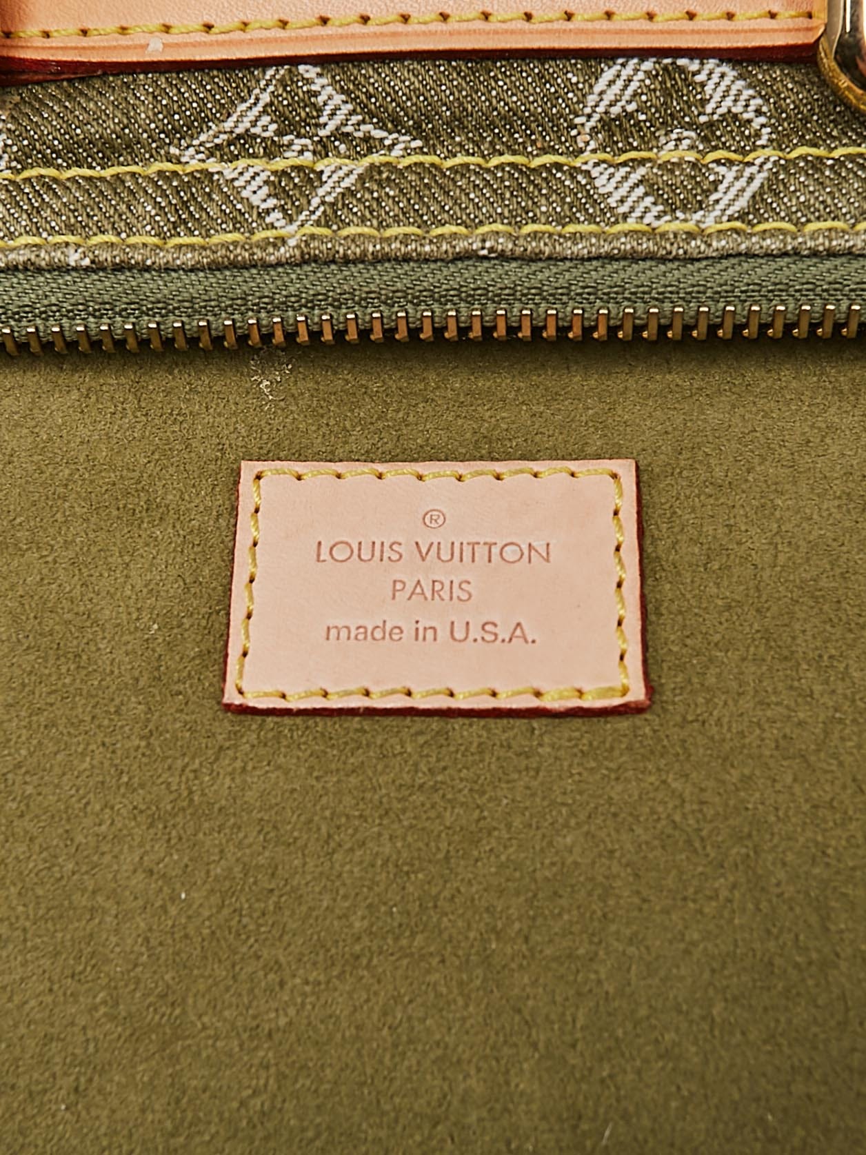 Pre-owned Louis Vuitton Green Monogram Denim Neo Speedy – Madison