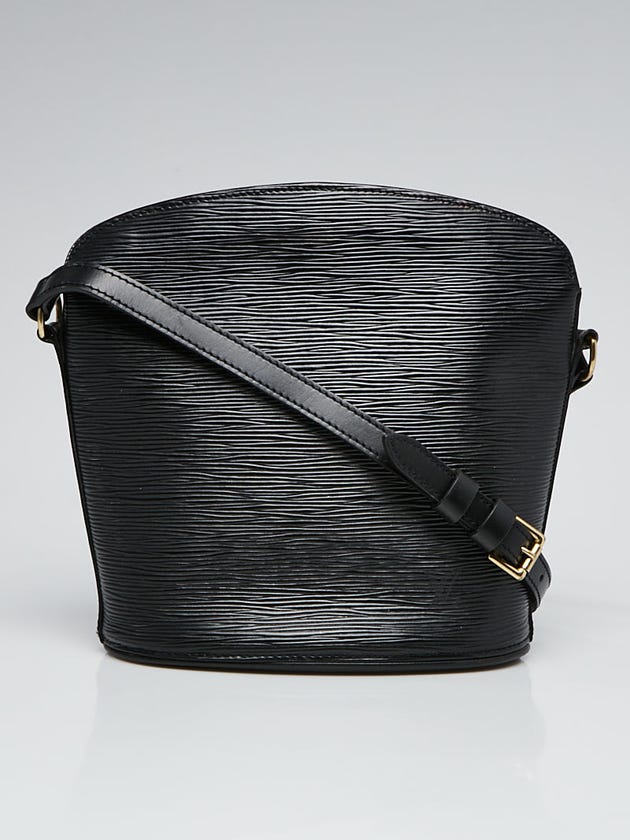 Louis Vuitton Limited Edition Black Epi Leather Drouot Bag