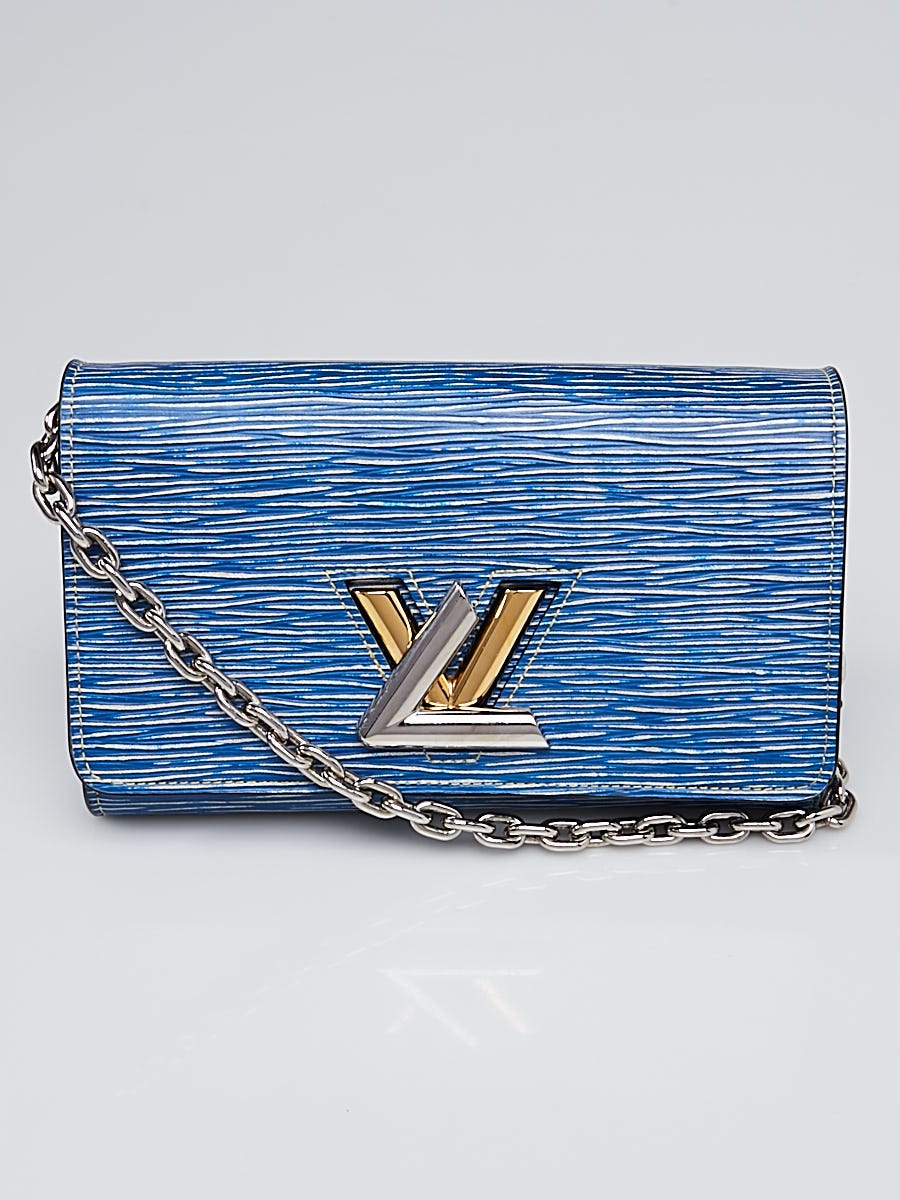 Louis Vuitton EPI Denim Twist Chain Wallet