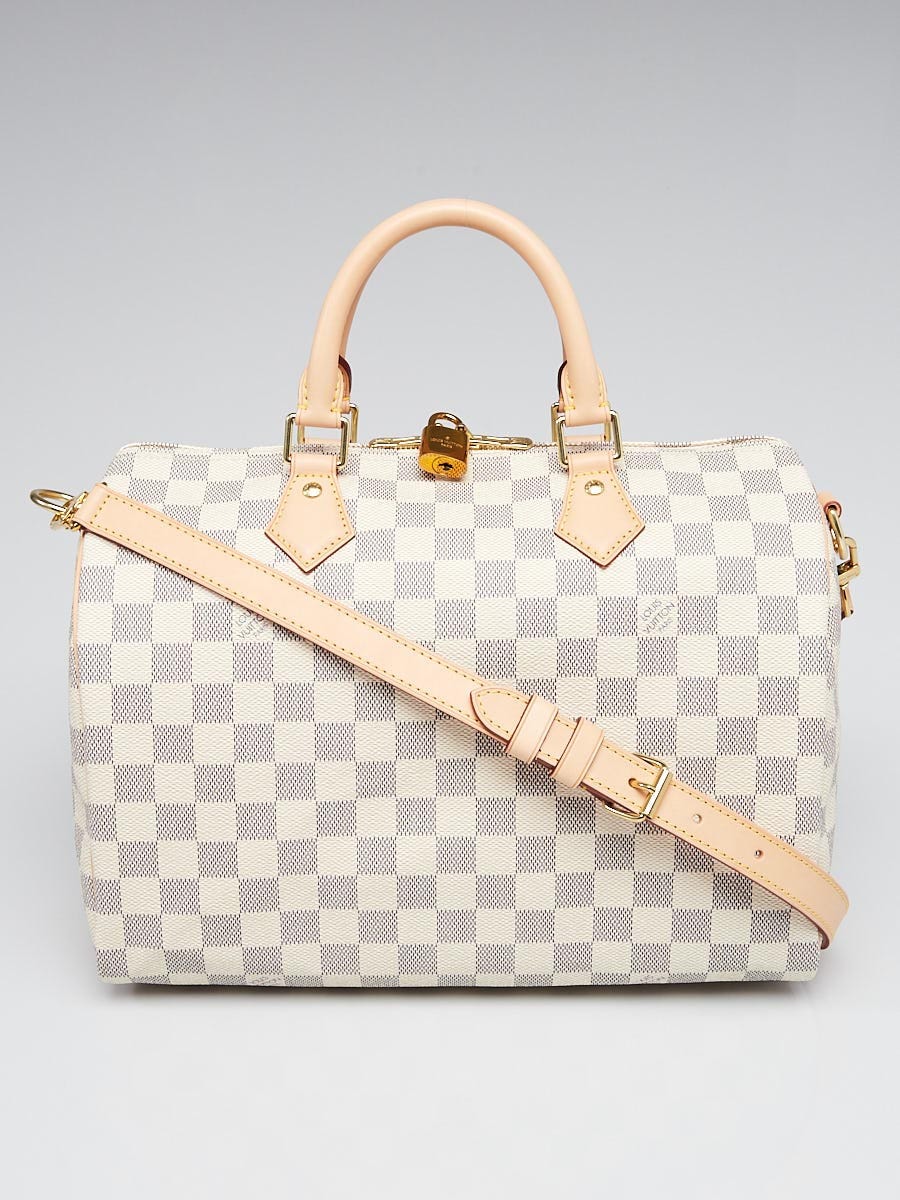 Louis Vuitton Damier Azur Canvas Speedy 30 Bandouliere Bag