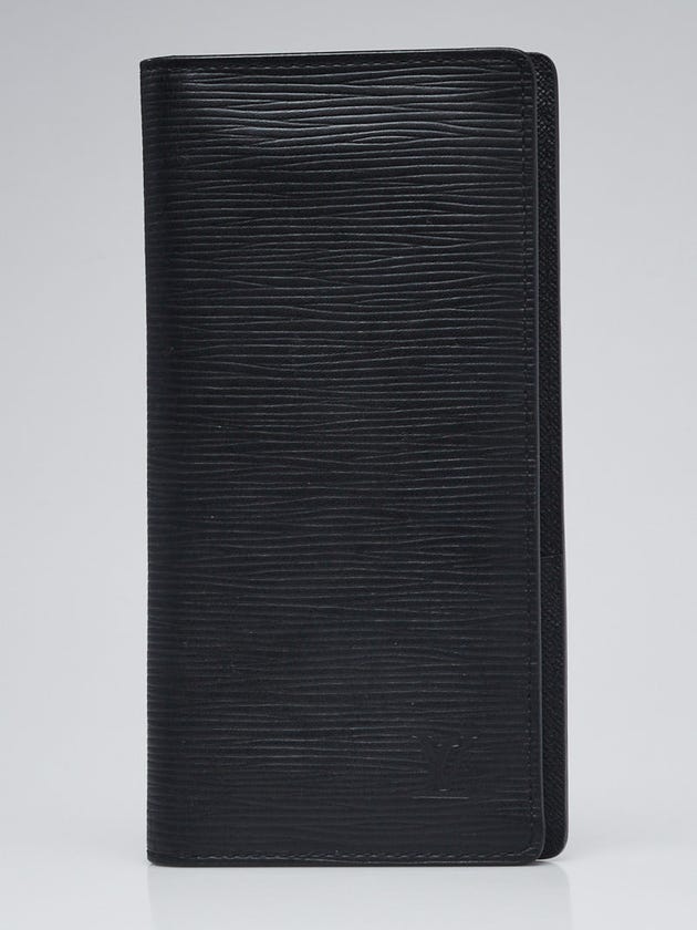 Louis Vuitton Black Epi Leather Brazza Wallet
